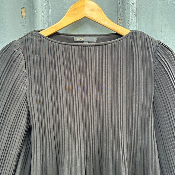 Maje Lockin Pleated Balloon Sleeve  blouse, size “2” (US6) - Picture 4 of 7